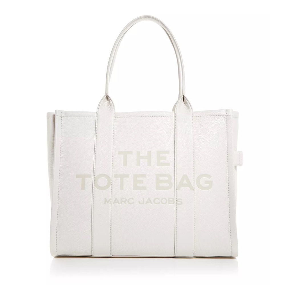 Marc Jacobs White Leather Tote Bag